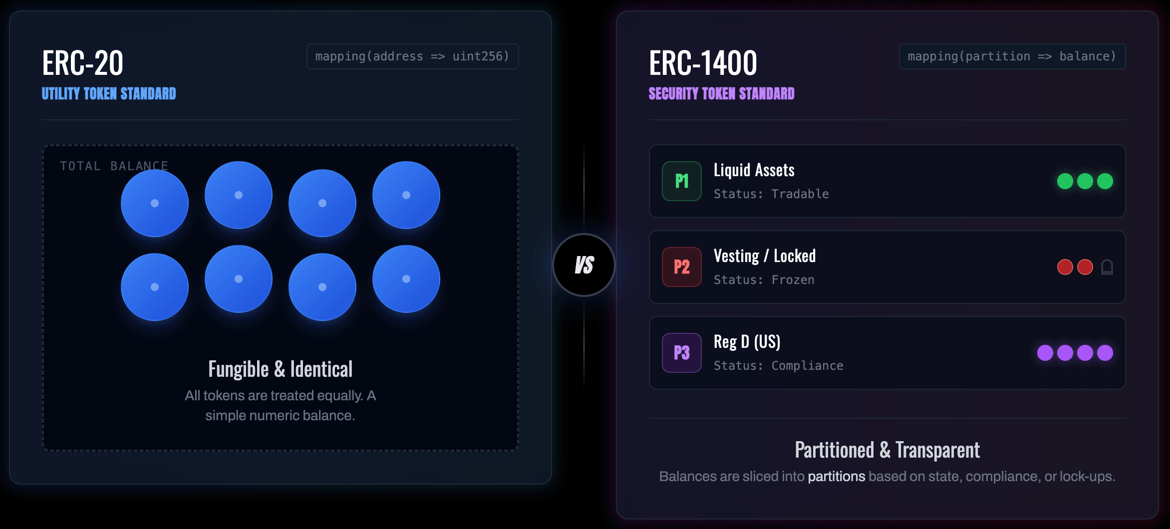 ERC-20 vs ERC-1400