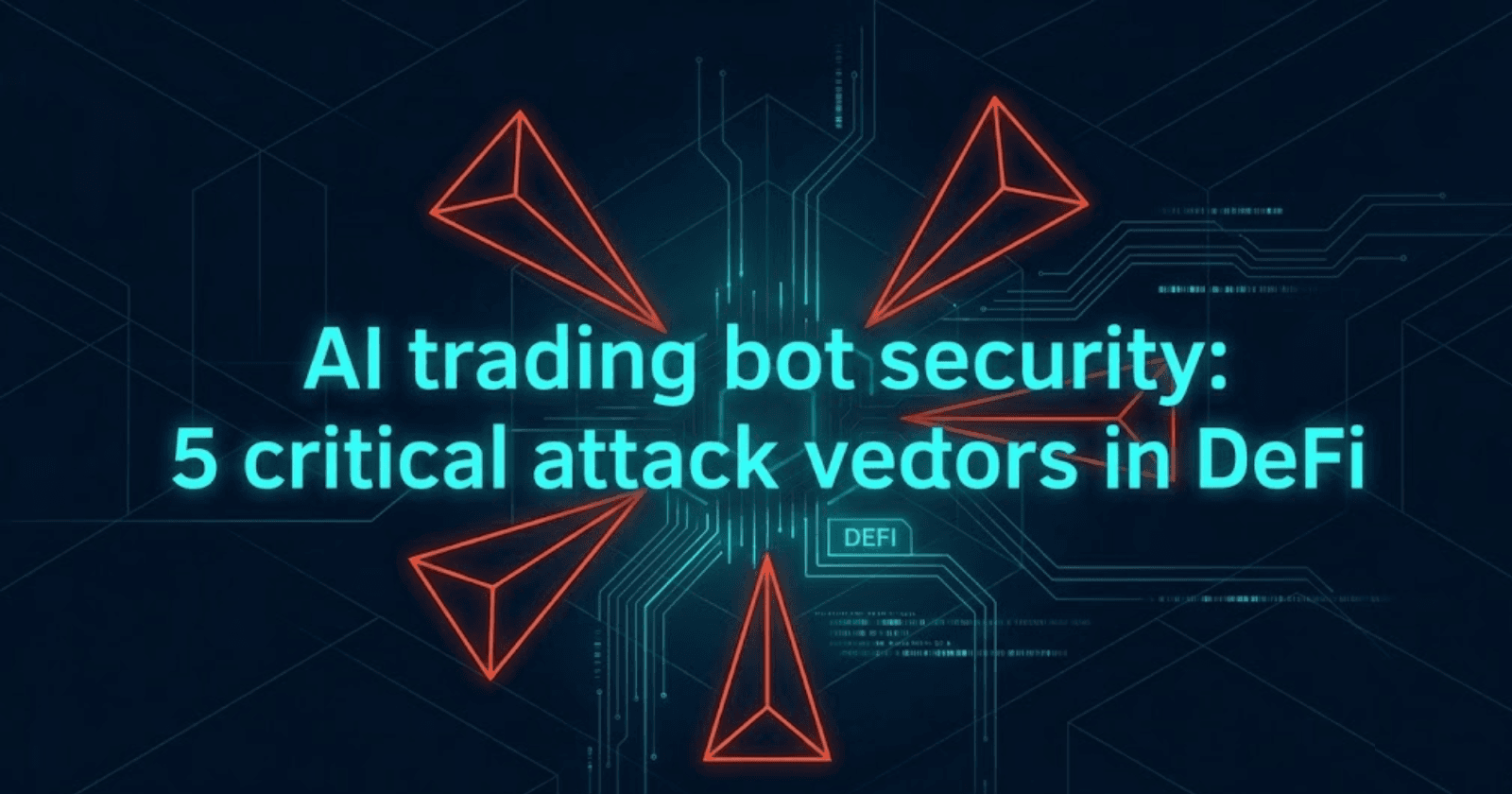 AI trading bot security: 5 critical attack vectors in DeFi