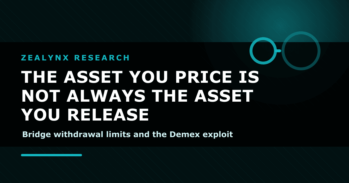 The Asset You Price Is Not Always the Asset You Release