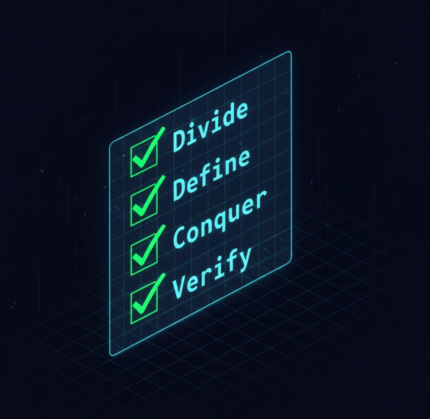 Divide Define Conquer Methodology Summary