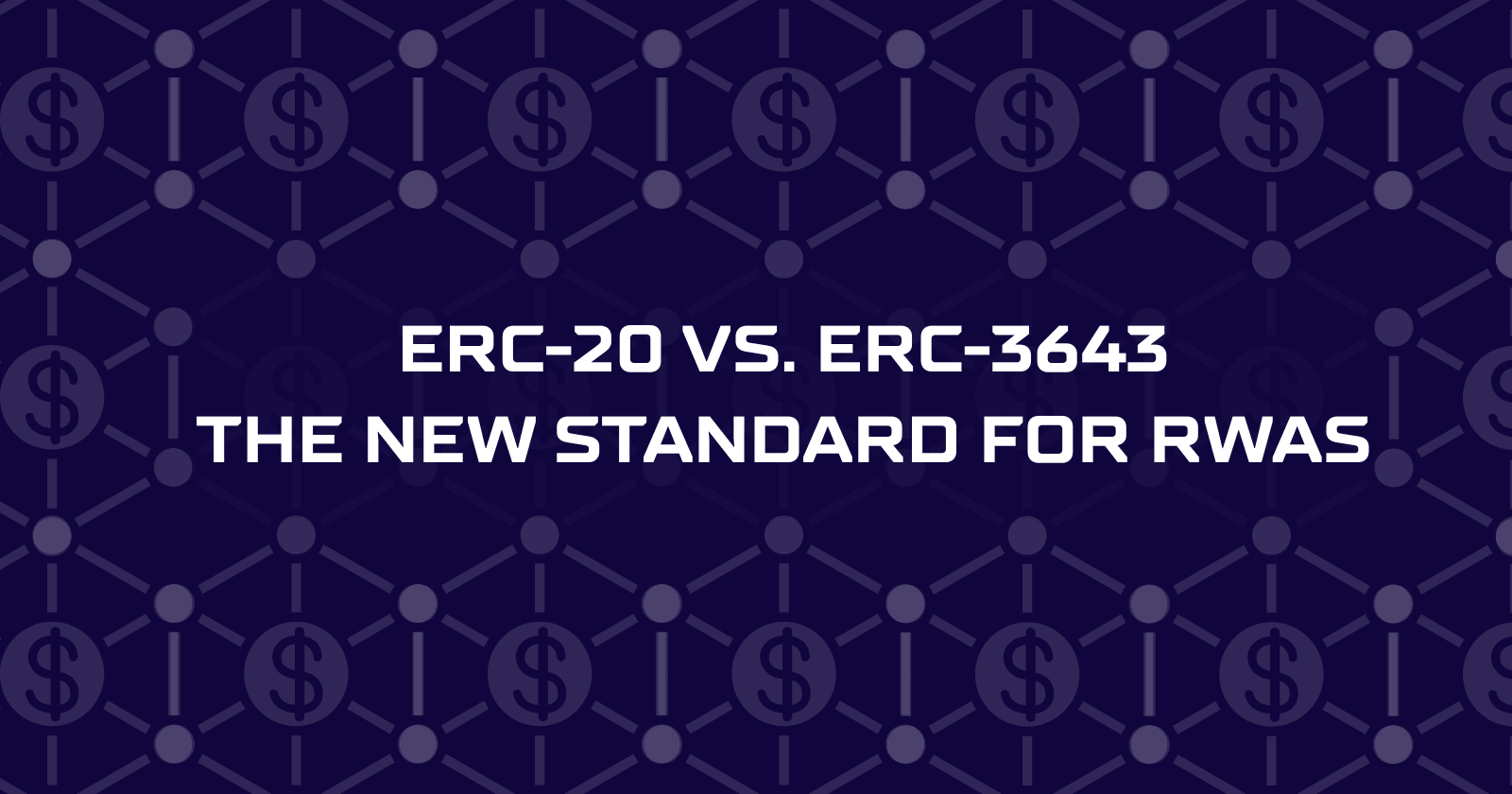 Why ERC-20 Fails for Tokenized Securities: The Compliant RWA Standard