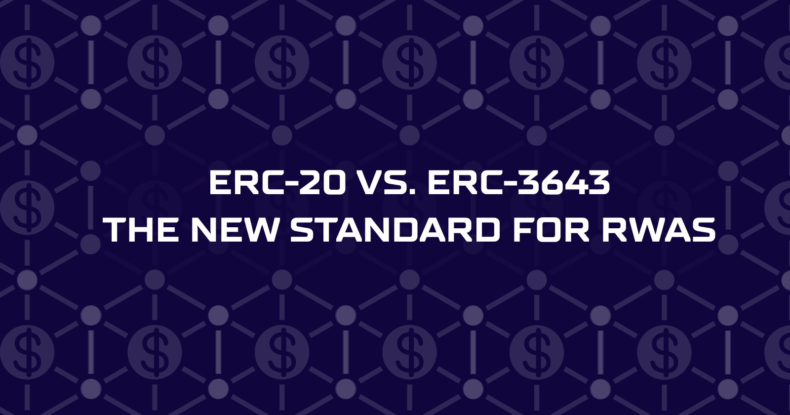 Why ERC-20 Fails for Tokenized Securities: The Compliant RWA Standard