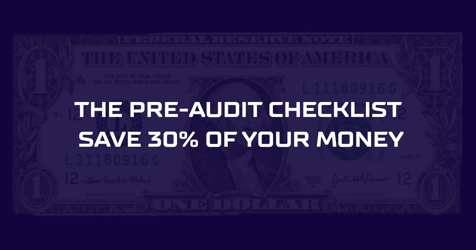 The Pre-Audit Checklist: How to Save 30% on Your Smart Contract Audit